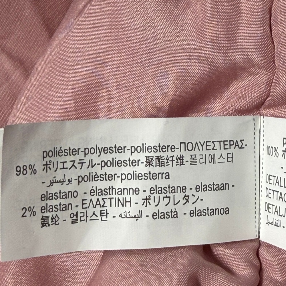 Zara Kids‎ Bomber Jacket Size 8-9 Years Old Pink Zip Up Girls Coat - Picture 7 of 7